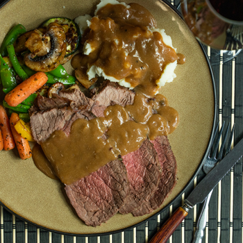 Yak-roast-cooked